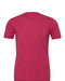 Front and Blank view of the Unisex Heather CVC T-Shirt