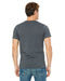 Rear view of the Unisex Heather CVC T-Shirt