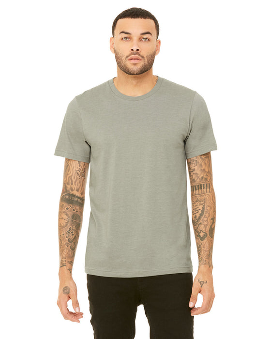 Front and Primary view of the Unisex Heather CVC T-Shirt