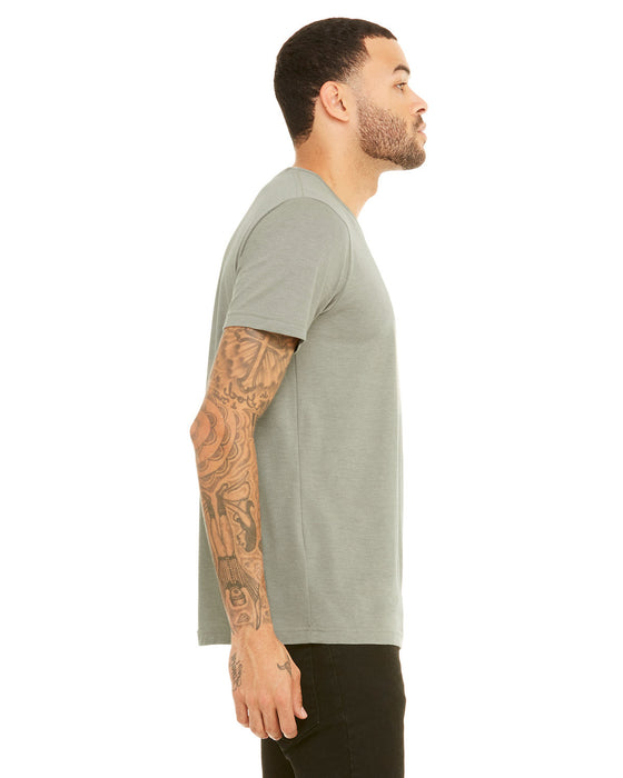 Right view of the Unisex Heather CVC T-Shirt