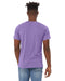 Rear view of the BELLA + CANVAS Unisex Heather CVC T-Shirt