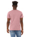 Rear view of the BELLA + CANVAS Unisex Heather CVC T-Shirt