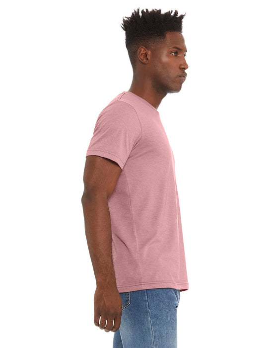 Right view of the BELLA + CANVAS Unisex Heather CVC T-Shirt