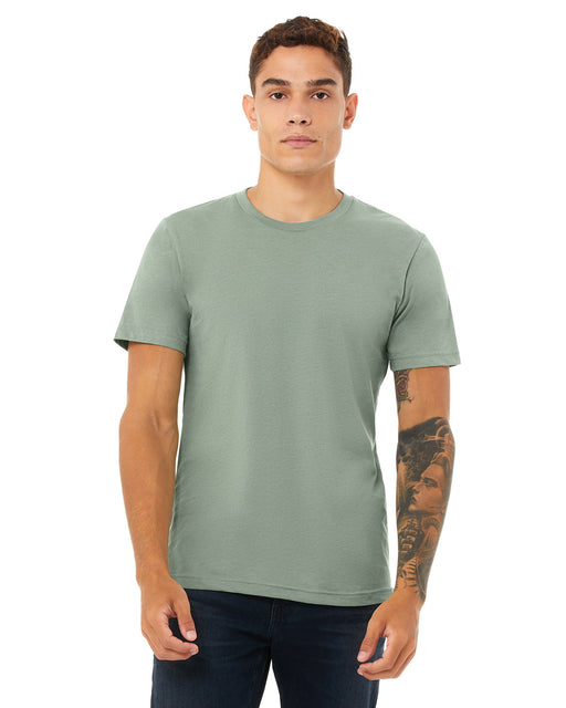 Front and Primary view of the Unisex Heather CVC T-Shirt