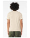 Rear view of the BELLA + CANVAS Unisex Heather CVC T-Shirt