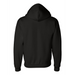 Rear view of the Champion Powerblend® Full-Zip Hooded Sweatshirt - 