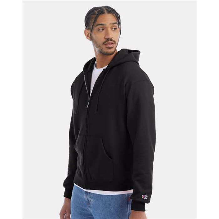 Champion Powerblend® Full-Zip Hooded Sweatshirt - 