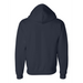 Rear view of the Champion Powerblend® Full-Zip Hooded Sweatshirt - 