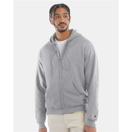 Champion Powerblend® Full-Zip Hooded Sweatshirt - 