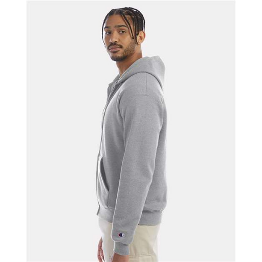 Champion Powerblend® Full-Zip Hooded Sweatshirt - 