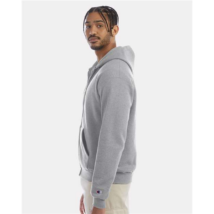 Champion Powerblend® Full-Zip Hooded Sweatshirt - 