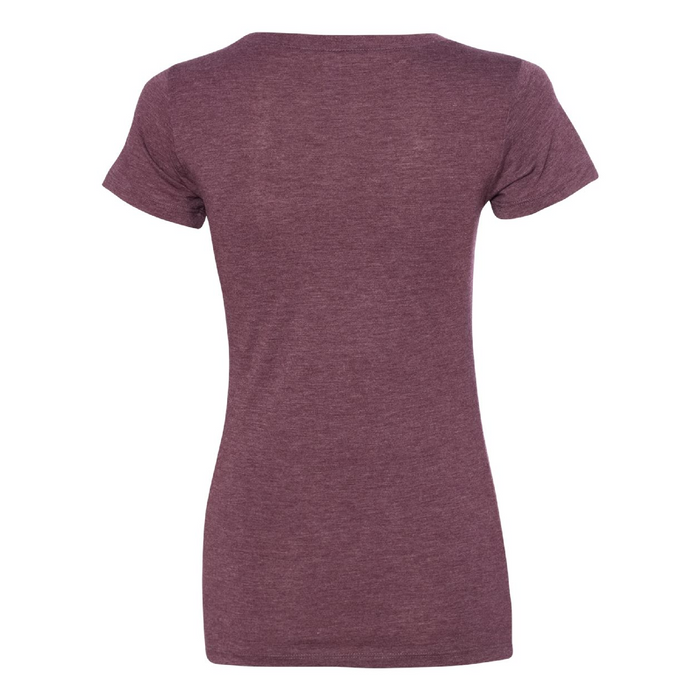 Rear view of the BELLA + CANVAS Women's Triblend Tee - 