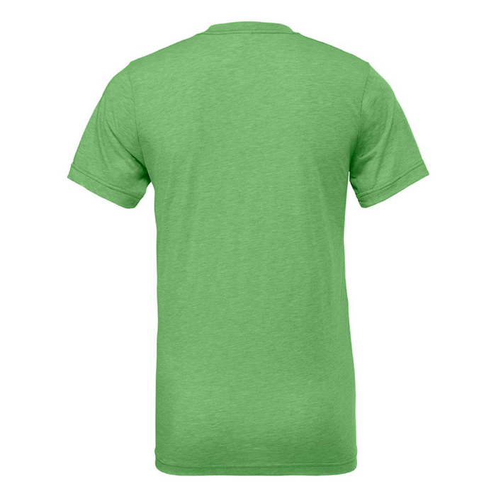 Rear view of the BELLA + CANVAS Triblend Tee -