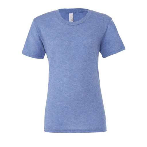 Front view of the BELLA + CANVAS Triblend Tee -