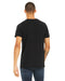 Rear view of the BELLA + CANVAS Unisex Triblend T-Shirt