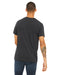 Rear view of the BELLA + CANVAS Unisex Triblend T-Shirt