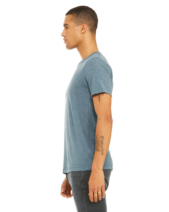 Right view of the BELLA + CANVAS Unisex Triblend T-Shirt