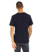 Rear view of the BELLA + CANVAS Unisex Triblend T-Shirt