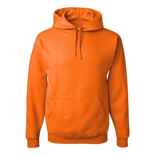 Front view of the JERZEES NuBlend® Hooded Sweatshirt - 