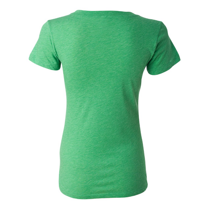 Rear view of the BELLA + CANVAS Women's Triblend Tee - 
