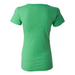 Rear view of the BELLA + CANVAS Women's Triblend Tee - 