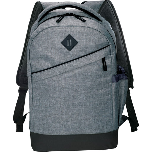 Front and Blank view of the Graphite Slim 15" Computer Backpack