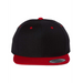 Front view of the Premium Flat Bill Snapback Cap - 
