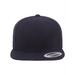 Front view of the Premium Flat Bill Snapback Cap - 