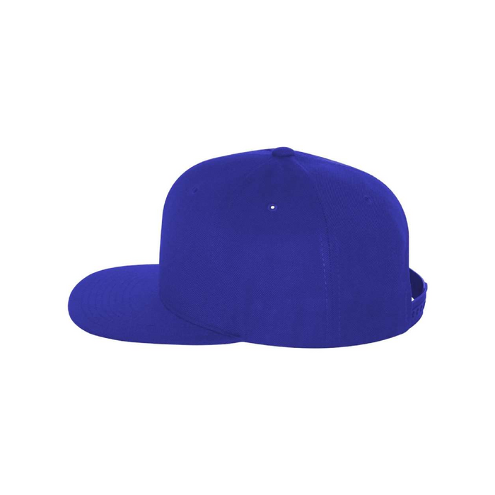Left view of the Premium Flat Bill Snapback Cap - 