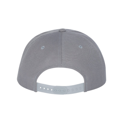 Rear view of the Premium Flat Bill Snapback Cap - 