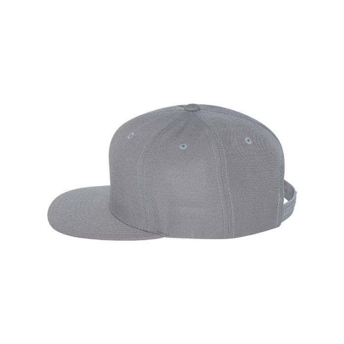 Left view of the Premium Flat Bill Snapback Cap - 