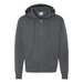 Front view of the Champion Powerblend® Full-Zip Hooded Sweatshirt - 