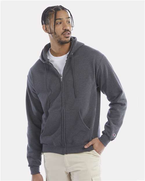 Champion Powerblend® Full-Zip Hooded Sweatshirt - 