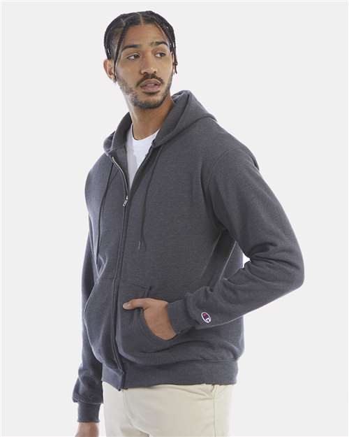 Champion Powerblend® Full-Zip Hooded Sweatshirt - 