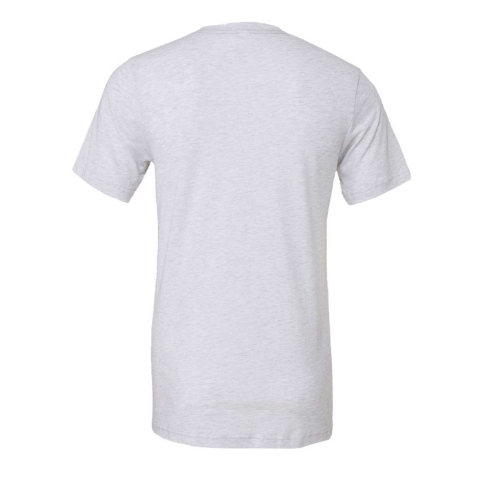 Rear view of the BELLA + CANVAS Triblend Tee