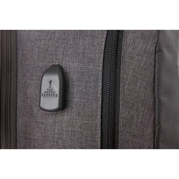 Front view of the Overland 17" TSA Computer Backpack w/ USB Port