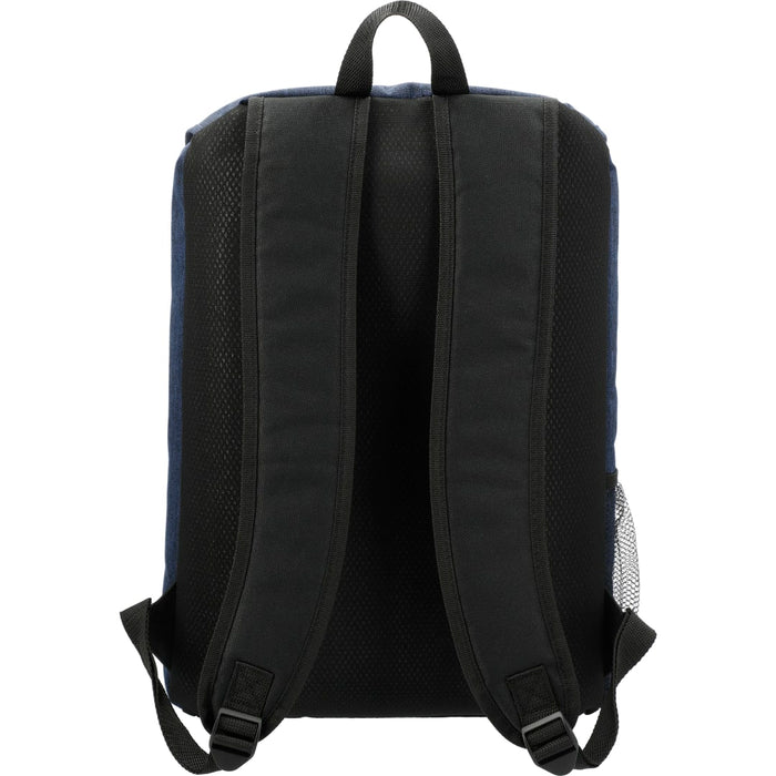 Back view of the Merchant & Craft Ashton 15" Computer Backpack