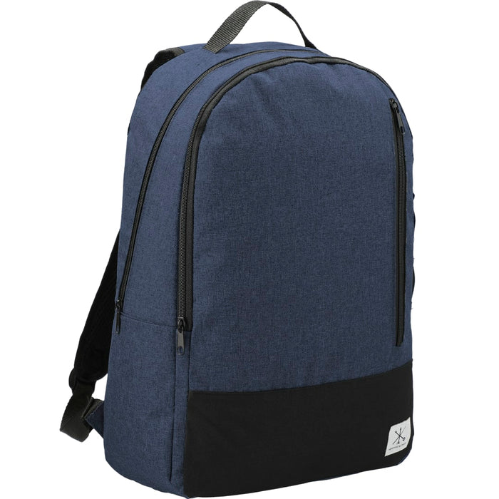 Angle-Right and Blank view of the Merchant & Craft Grayley 15" Computer Backpack