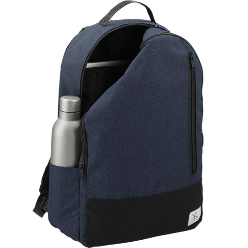 Back and Blank view of the Merchant & Craft Grayley 15" Computer Backpack