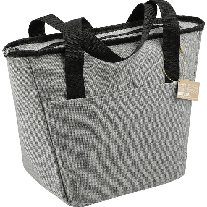 Angle-Right and Blank view of the Merchant & Craft Revive Recycled 9 Can Tote Cooler