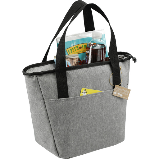 Angle-Right and Blank view of the Merchant & Craft Revive Recycled 9 Can Tote Cooler