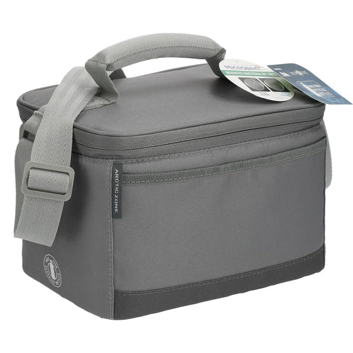 Angle-Right and Blank view of the Arctic Zone® Repreve® Recycled 6 Can Lunch Cooler