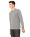 Right view of the BELLA + CANVAS Unisex Sponge Fleece Crewneck Sweatshirt