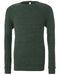 Front and Blank view of the BELLA + CANVAS Unisex Sponge Fleece Crewneck Sweatshirt