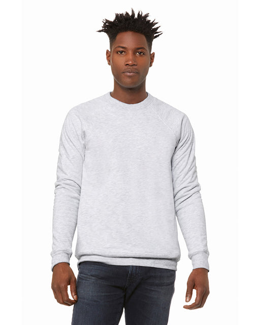 Front and Primary view of the BELLA + CANVAS Unisex Sponge Fleece Crewneck Sweatshirt