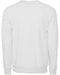 Rear and Blank view of the BELLA + CANVAS Unisex Sponge Fleece Crewneck Sweatshirt