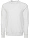 Front and Blank view of the BELLA + CANVAS Unisex Sponge Fleece Crewneck Sweatshirt