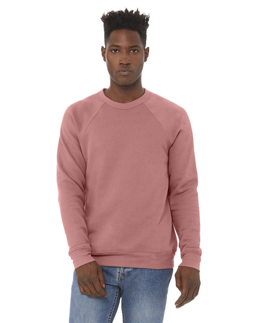 Front and Primary view of the BELLA + CANVAS Unisex Sponge Fleece Crewneck Sweatshirt