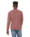 Rear view of the BELLA + CANVAS Unisex Sponge Fleece Crewneck Sweatshirt