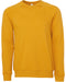 Front and Blank view of the BELLA + CANVAS Unisex Sponge Fleece Crewneck Sweatshirt